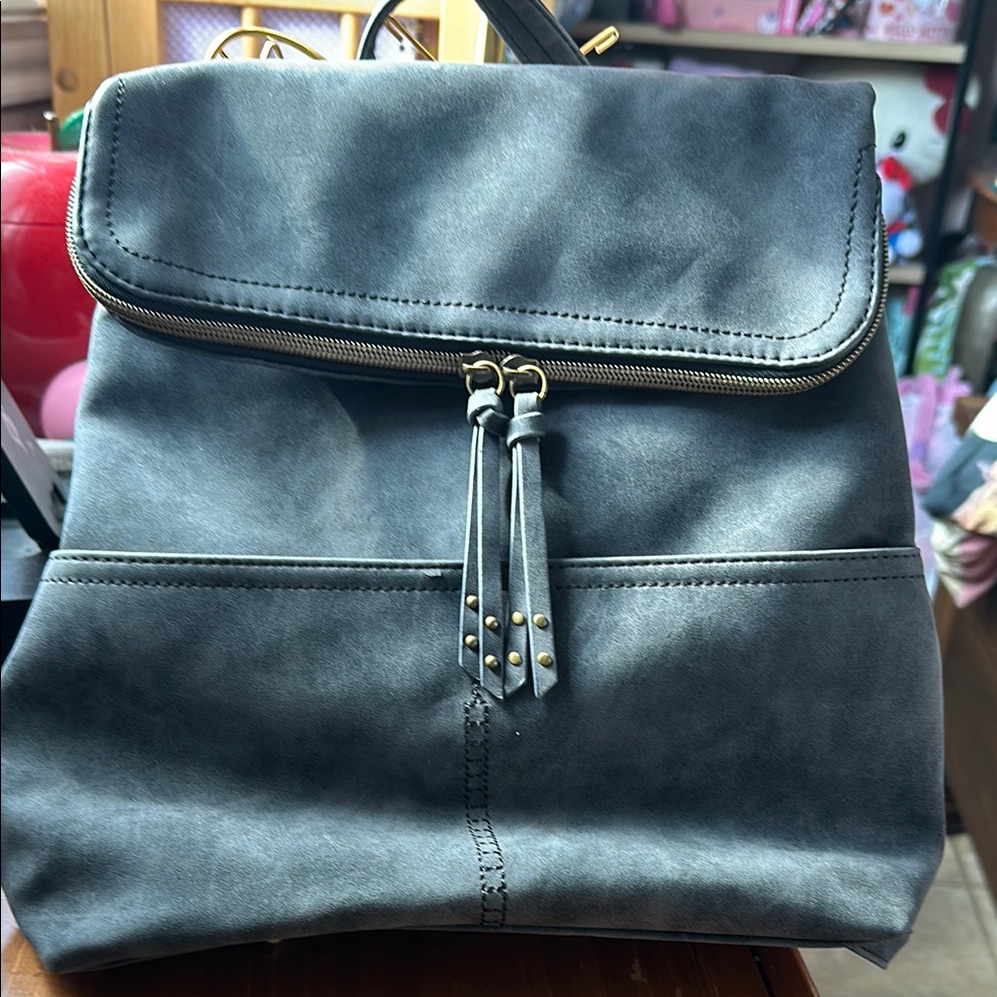 Stylish Gray Backpack